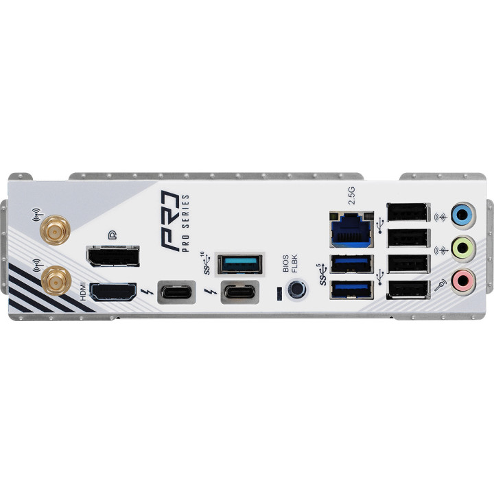 Дънна платка AsRock Z890 Pro RS WiFi White, ATX, LGA1851, DDR5 - 4