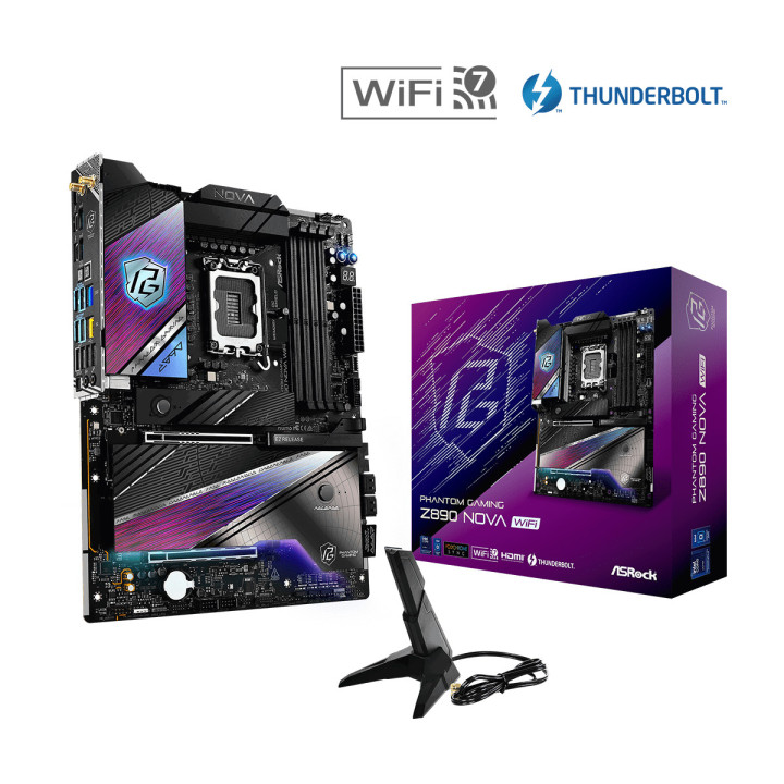 Дънна платка AsRock Z890 NOVA WIFI, LGA1851 - 1