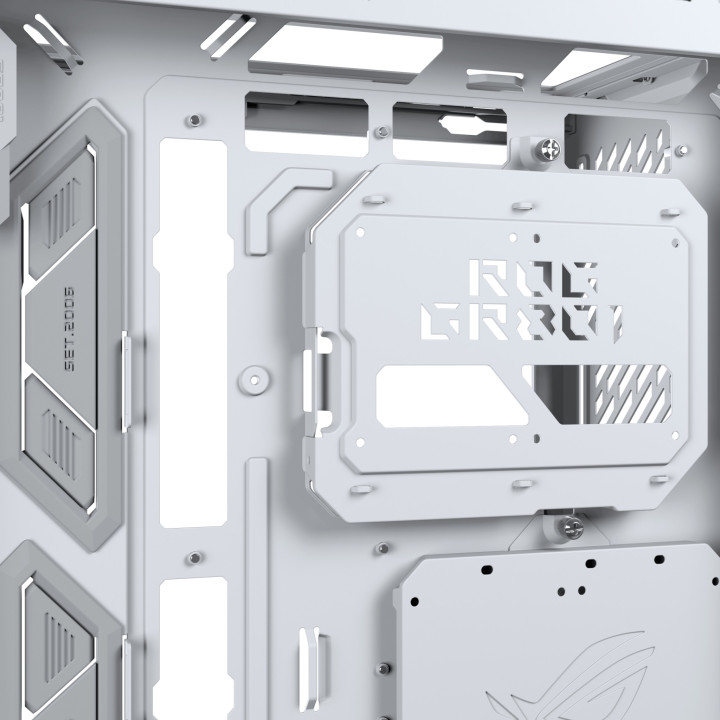 Кутия за компютър ASUS ROG Cronos, Mid-Tower E-ATX, бяла - 90DC00T3-B09030 - 13