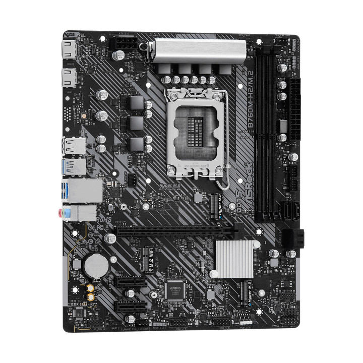 Дънна платка AsRock B760M-H2/M.2, DDR5, LGA1700 - 4