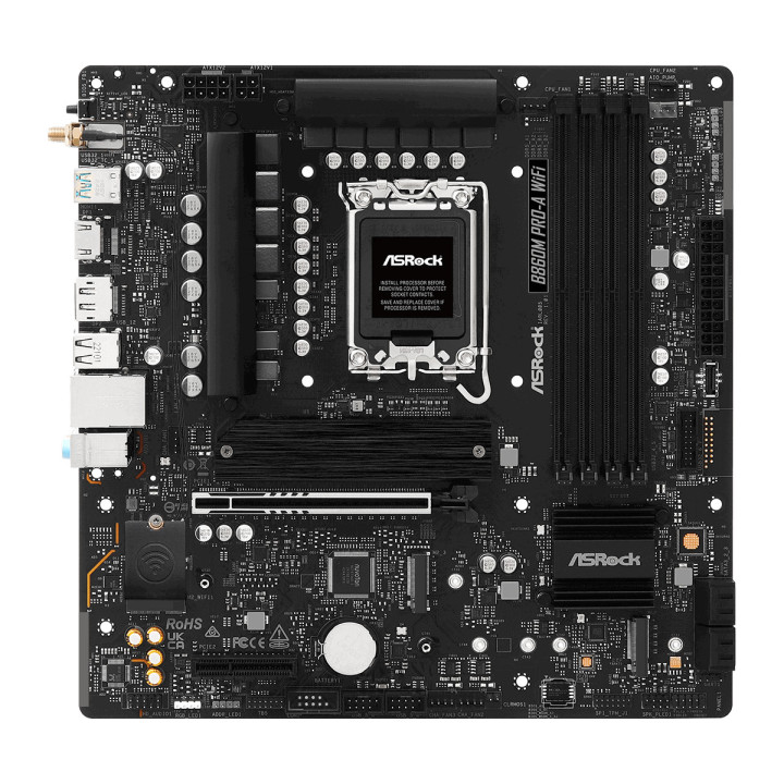 Дънна платка AsRock B860M PRO-A WIFI, LGA1851 - 2