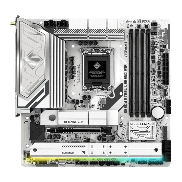 Дънна платка AsRock B860M STEEL LEGEND WIFI, LGA1851 - 2