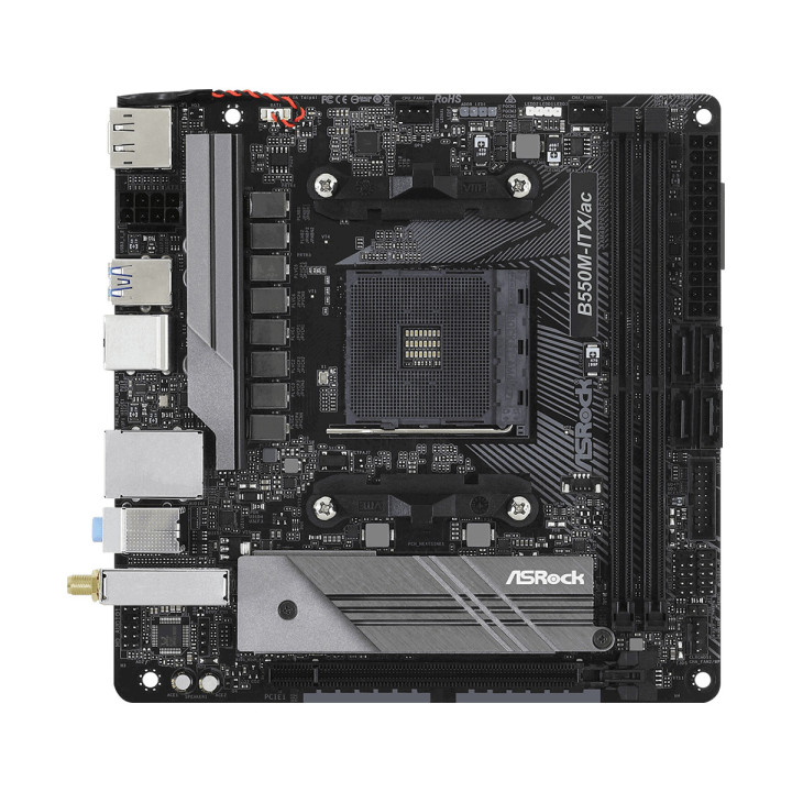 Дънна платка AsRock B550M-ITX/AC - 2