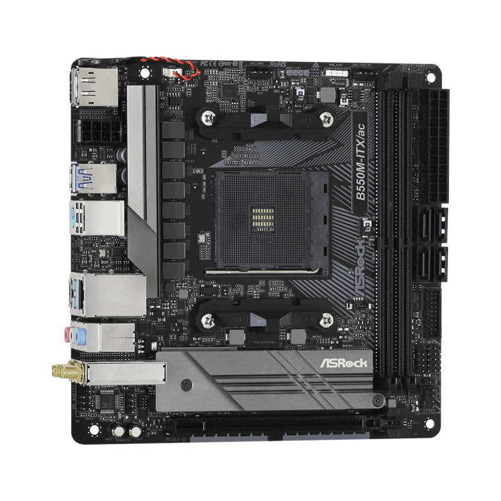Дънна платка AsRock B550M-ITX/AC - 4