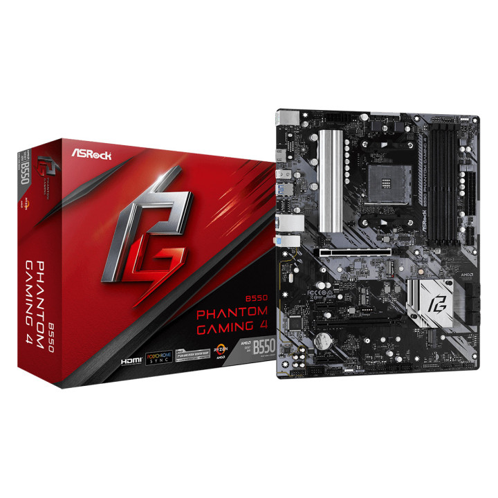 Дънна платка AsRock B550 PHANTOM GAMING 4 - 1