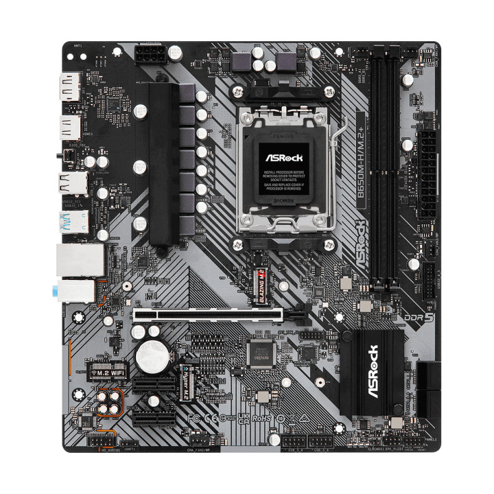 Дънна платка AsRock B650M-H/M.2 , AM5, DDR5 - 2
