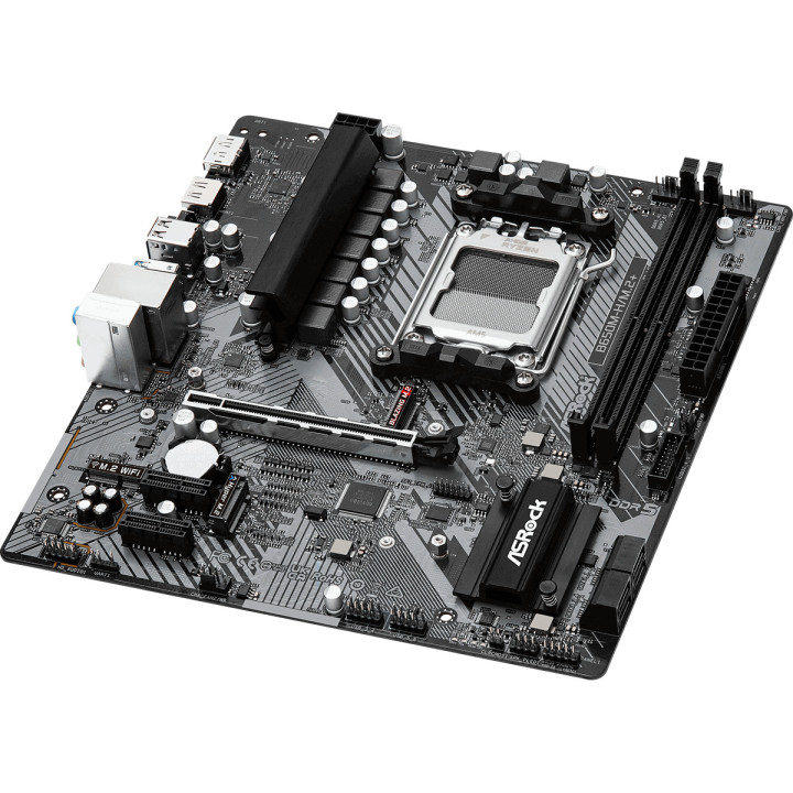 Дънна платка AsRock B650M-H/M.2 , AM5, DDR5 - 3