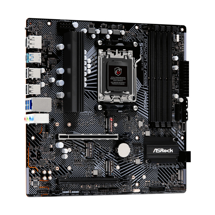 Дънна платка AsRock B650M Phantom Gaming Lightning, AM5, DDR5 - 90-MXBMV0-A0UAYZ - 5