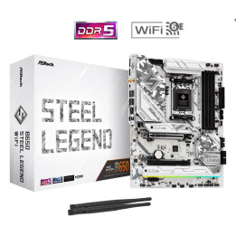 Дънна платка AsRock B650 Steel Legend, AM5, 4x DDR5, Wi-Fi 6E   BT - 1