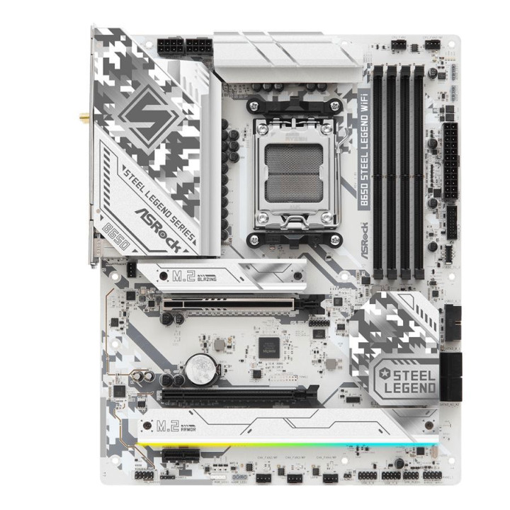 Дънна платка AsRock B650 Steel Legend, AM5, 4x DDR5, Wi-Fi 6E   BT - 2
