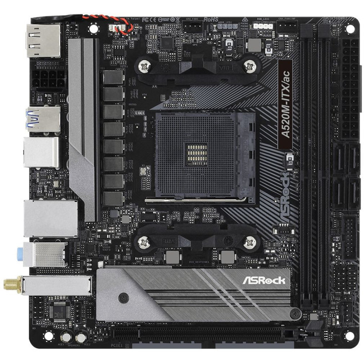 Дънна платка AsRock A520M-ITX/AC - 2