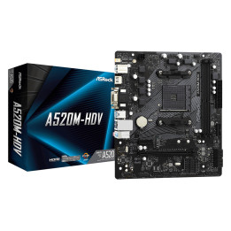 Дънна платка Asrock A520M-HDV - 1
