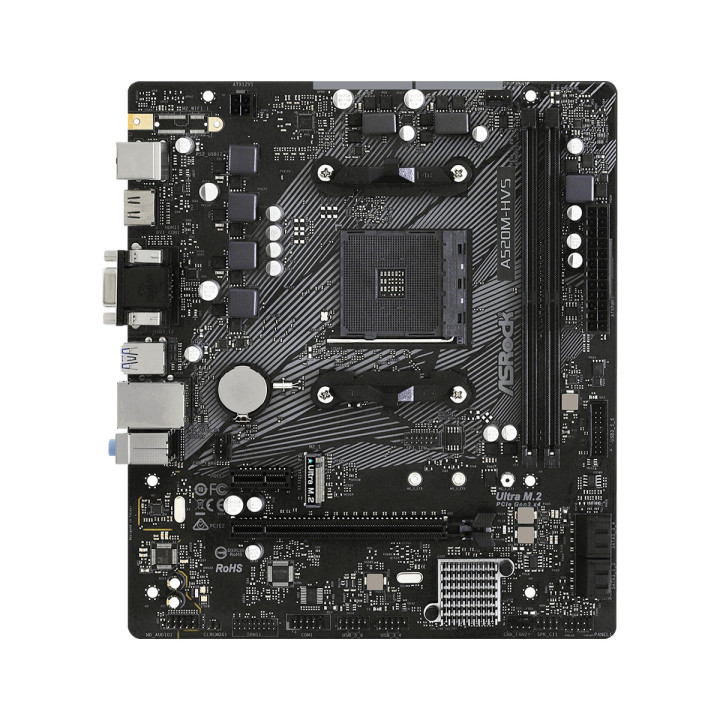 Дънна платка AsRock A520M-HVS - 2