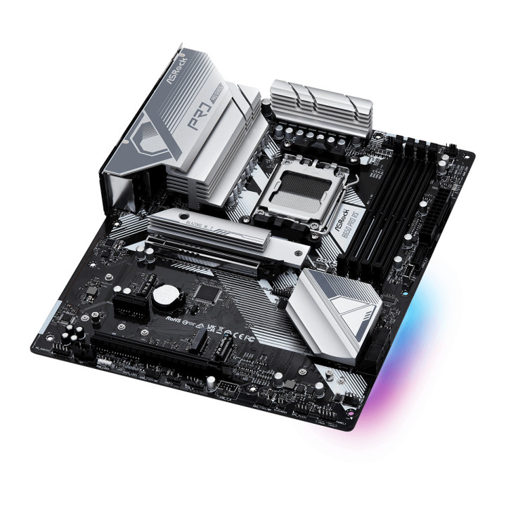 Дънна платка AsRock B650 Pro RS, AM5, ATX, 4xDDR5 - 3