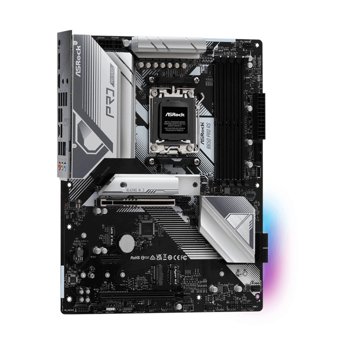 Дънна платка AsRock B650 Pro RS, AM5, ATX, 4xDDR5 - 4