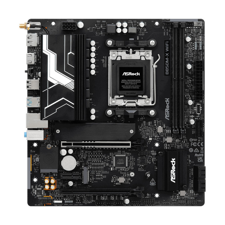 Дънна платка AsRock B850M-X WIFI R2.0, AM5 - 2