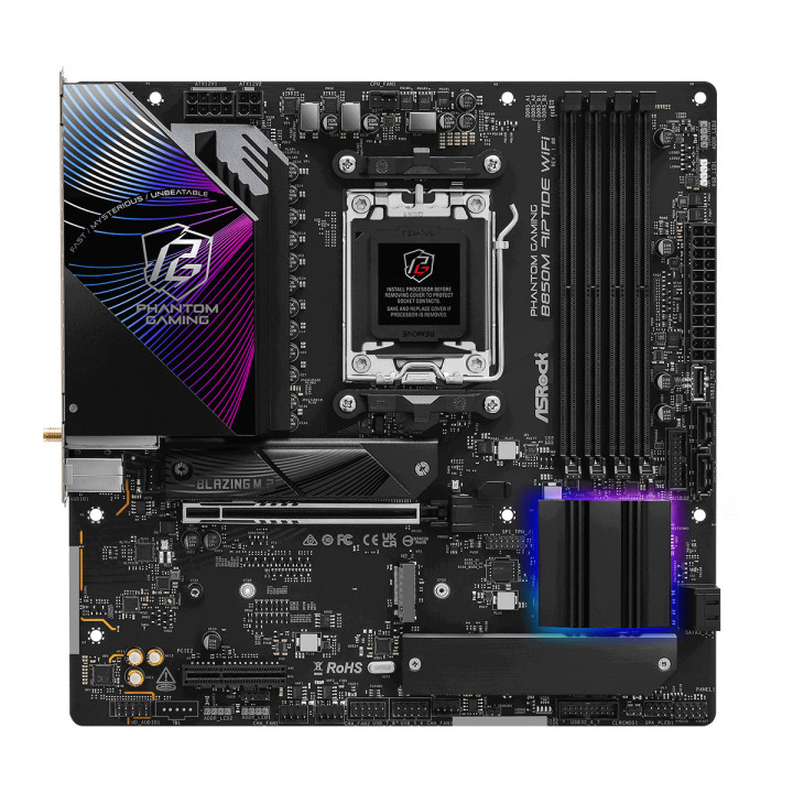 Дънна платка AsRock B850M RIPTIDE WIFI7, AM5 - 2