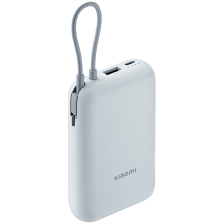 Външна батерия Xiaomi Power Bank, 10000mAh, USB-C кабел, 22.5W, Ice Blue - BHR9073GL - 3