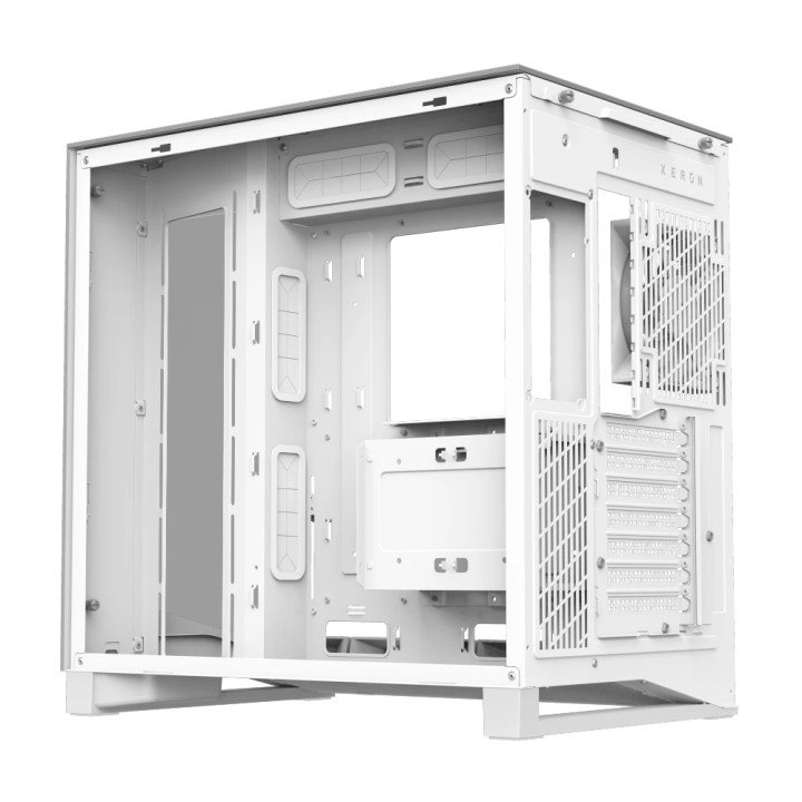 Кутия за компютър Gamemax NEX C56 VC WH, Middle Tower ATX, Tempered Glass, 4x ARGB вентилатора, бяла - 1849-3072R0004 - 10