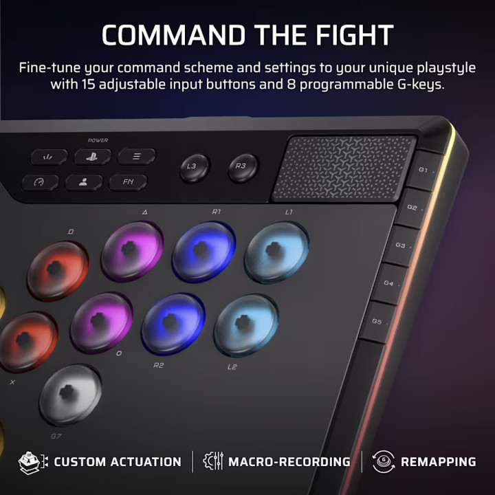 Геймърски контролер CORSAIR Novablade Pro Wireless Hall Effect Leverless, RGB LED, MGX v2, Black - CH-963B01G-WW - 6