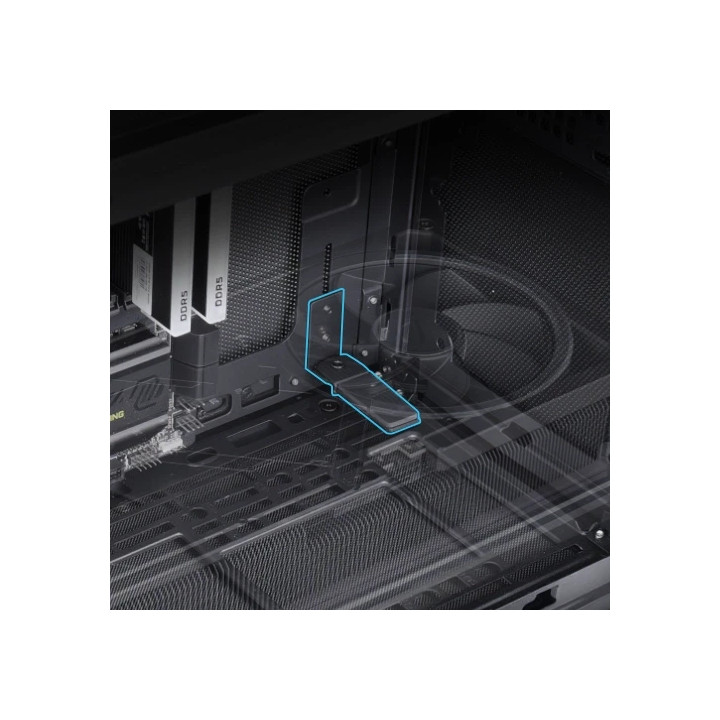 Кутия за компютър Lian Li DAN Cases B4 Mesh, Mini Tower, mATX/Mini-ITX, Черна - G99.B4X.00 - 10