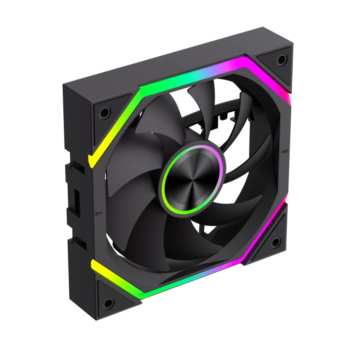 Комплект вентилатори Gamemax Fan Pack 3-in-1, 3x120mm A-RGB Daisy-Chain - 9501-0201R0041 - 7