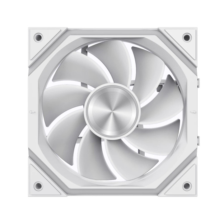 Комплект вентилатори Gamemax FN12A-N2 WL-RW, 3x120mm PWM A-RGB Reverse Blade, бял - 9501-0201R0044 - 10