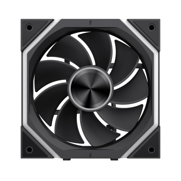 Комплект вентилатори Gamemax FN12A-N2, 3x120mm PWM A-RGB Reverse Blade - 9501-0201R0043 - 10
