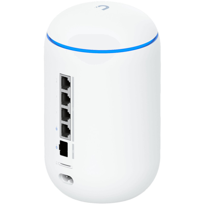 Рутер UBIQUITI UniFi Dream Router 7, Wi-Fi 7, 4-ядрен ARM Cortex-A53 1.5GHz, 3GB RAM, 64GB Flash, 1x SFP+, 1x RJ-45 WAN - UDR7-E