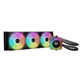 Водно охлаждане за процесор be quiet! Light Loop IO LCD, 360mm, 3x120mm вентилатора, LCD дисплей, ARGB - BW032 - 1