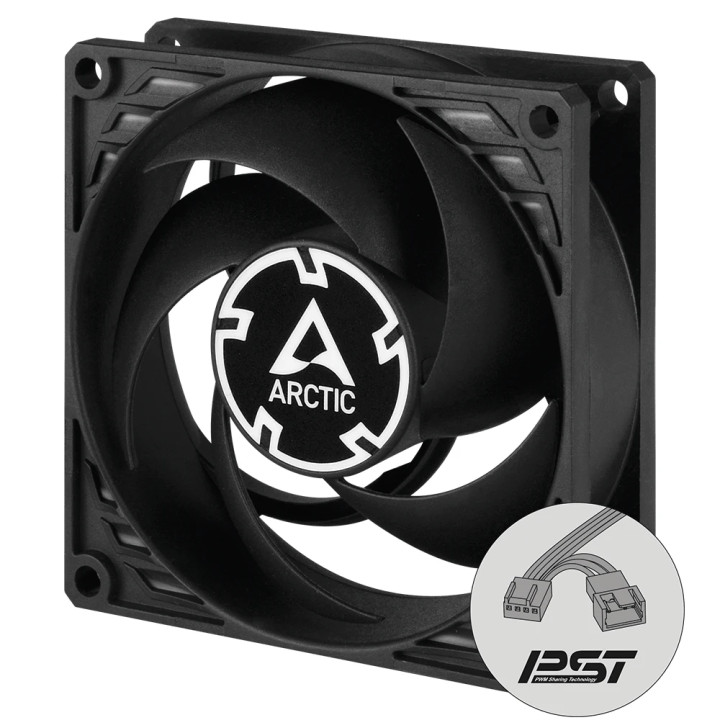 Вентилатор Arctic P8 PWM PST CO, 80mm 200-3000rpm - ACFAN00151A - 1