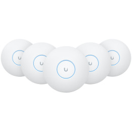 Access Point Ubiquiti UniFi U7 Pro (5-pack), WiFi 7, 2.4/5/6 GHz, 5765 Mbps, PoE+ - U7-PRO-5 - 1