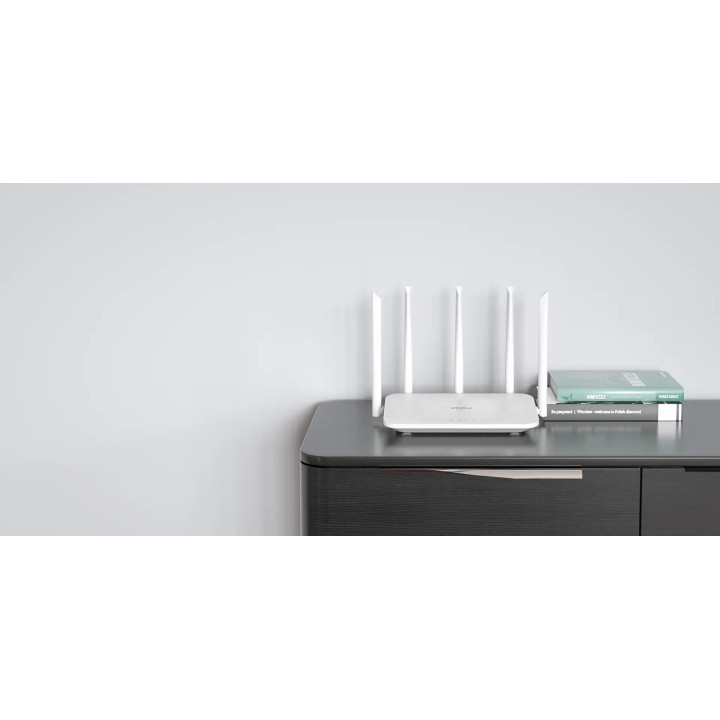 Рутер IMOU HX21 Dual-band Wi-Fi 6 AX3000, до 3Gbps (574+2402Mbps), 5x 5dBi антени, 1x Gigabit WAN, 3x Gigabit LAN, Mesh - 2