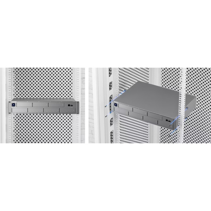 NAS сървър Ubiquiti UNAS-Pro, 2U Rackmount, 7x 2.5"/3.5" bay, 10G SFP+, ARM Cortex-A57 1.7GHz - UNAS-PRO-EU - 2