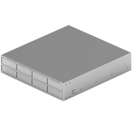 NAS сървър Ubiquiti UNAS-Pro-8, 2U Rack-mount, 8x 2.5"/3.5" HDD слота, 2x M.2 NVMe слота, 2x 10GbE SFP+, 550W - UNAS-PRO-8-EU - 