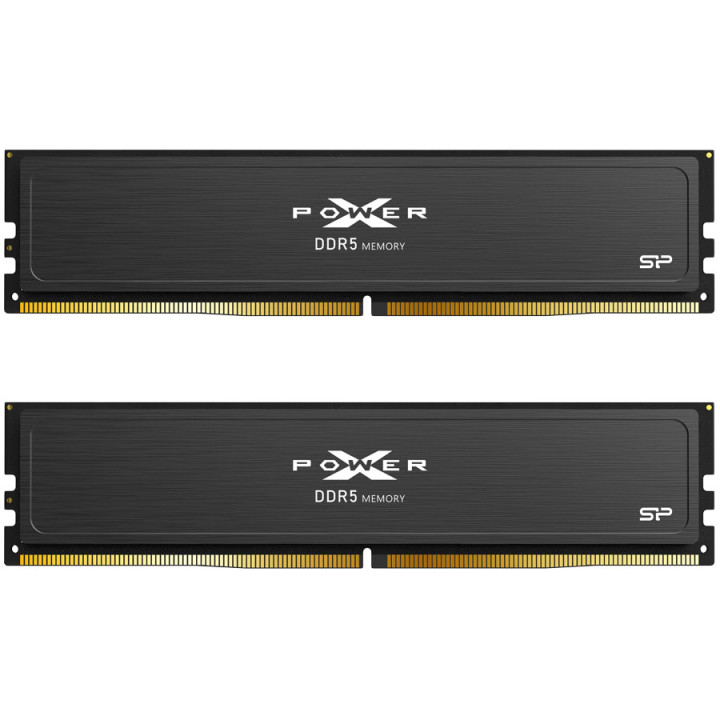 RAM памет Silicon Power XPOWER 32GB(2x16GB) DDR5 6000MT/s CL36, XMP/EXPO профил - SP032GXLWU60FFDJ - 1