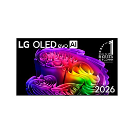 Телевизор LG OLED65G63LS, 65" (165.10 cm) OLED evo, 4K Ultra HD (3840x2160), Smart TV webOS 26, DVB-T2/C/S2, Wi-Fi 6E, Bluetooth