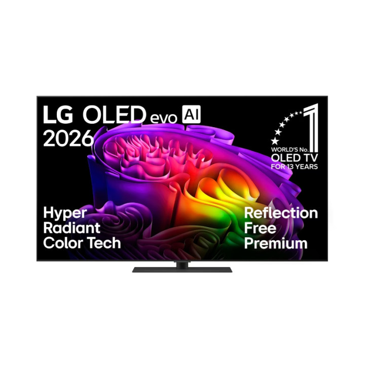 Телевизор LG OLED65G63LS, 65" (165.10 cm) OLED evo, 4K Ultra HD (3840x2160), Smart TV webOS 26, DVB-T2/C/S2, Wi-Fi 6E, Bluetooth