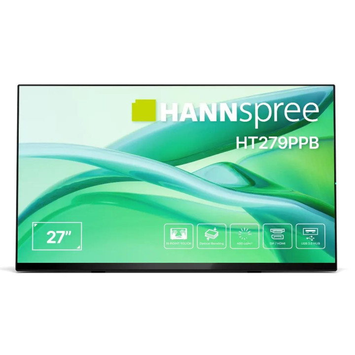 Тъч монитор HANNSPREE HT279PPB, 27" Full HD TFT ADS, HDMI, DisplayPort - 2