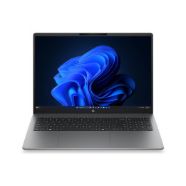 Лаптоп HP 200 G2i, 16" WUXGA IPS, Intel Core 3 100U, 12GB DDR5, 512GB SSD, Free DOS, Meteor Silver, adapter 45W - DW7B6ET - 1