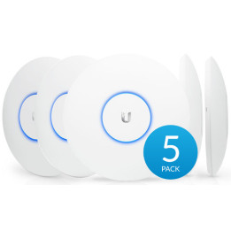 Точка за достъп Ubiquiti UAP-nanoHD, WiFi 5 (802.11ac), 2.4 GHz, вградена антена, вътрешен монтаж, 5 бр. - UAP-nanoHD-5 - 1