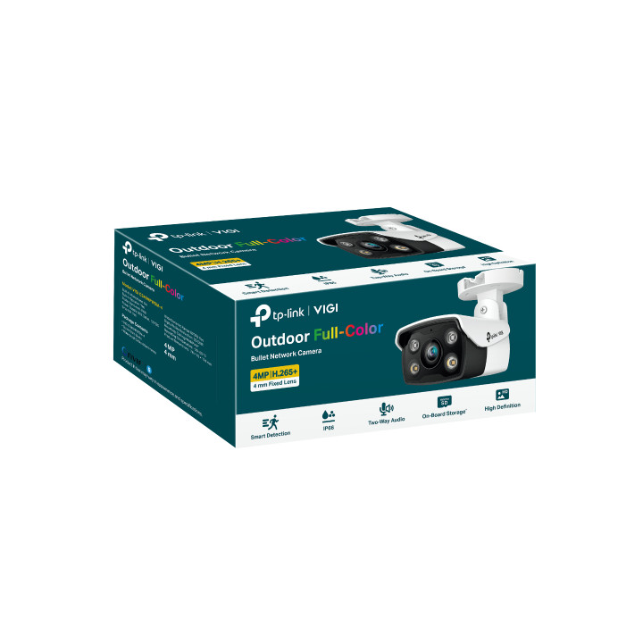 4MP външна пълноцветна булет мрежова камера TP-Link VIGI C340(6mm)