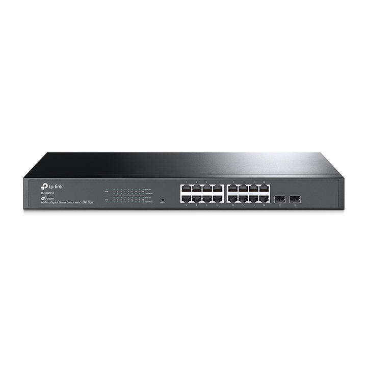 16-портов гигабитен управляем комутатор TP-Link JetStream TL-SG2218 с 2 SFP слота