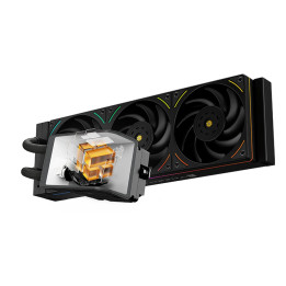 Водно охлаждане за процесор Thermalright Wonder Vision 360 UB ARGB Black, 360mm радиатор, OLED дисплей 6.67", 3x120mm вентилатор