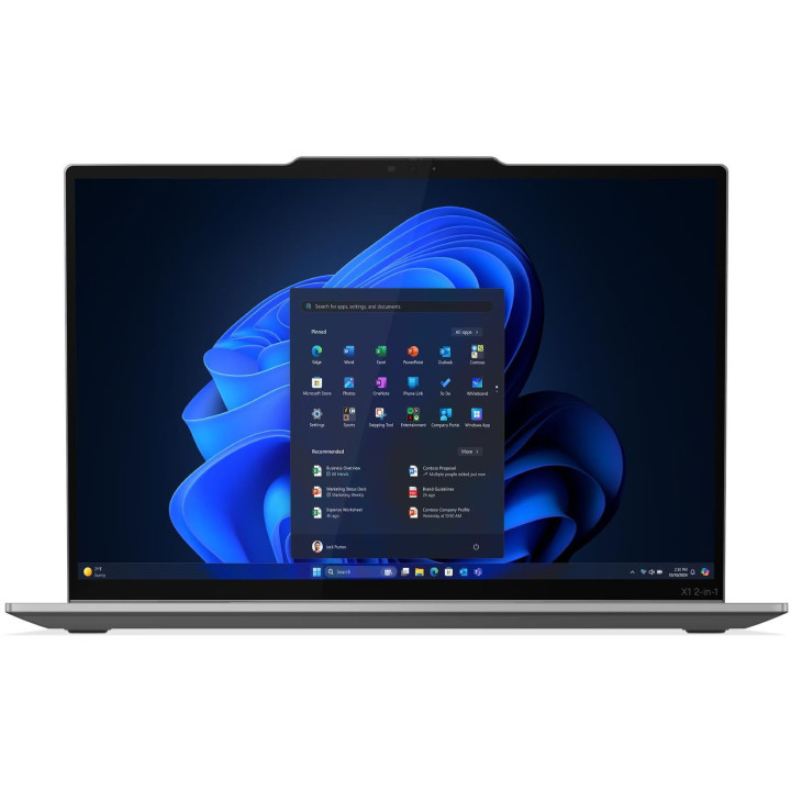 Лаптоп Lenovo ThinkPad X1 2-in-1 G10, 14" 2.8K, Intel Core Ultra 7 265U vPro, 64GB DDR5, 2TB SSD Gen5, Windows 11 Pro - 21NUS0PR