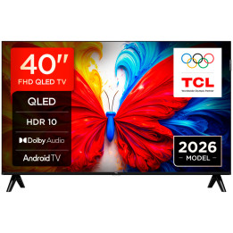 Телевизор TCL 40S5L, 40" Full HD VA, Android TV, вградено Wi-Fi - 1