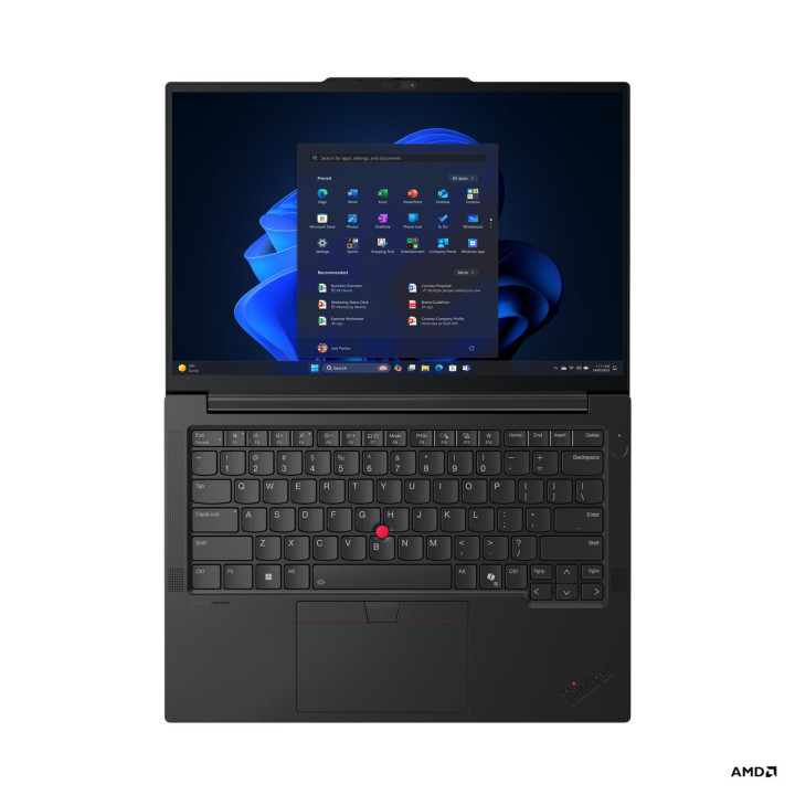 Лаптоп Lenovo ThinkPad E14 Gen 8, 14" WUXGA IPS, Ryzen AI 5 330, 16GB DDR5, 512GB SSD, Free OS - 21Y200ANBM - 6