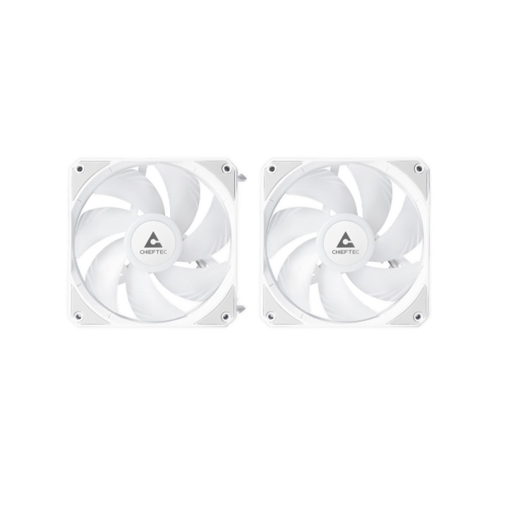 Водно охлаждане за процесор Chieftec Iceberg 240 RGB White, 2x120mm вентилатора, RGB подсветка - CLC-240-RGB-W - 5