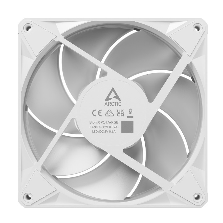 Комплект вентилатори ARCTIC BioniX P14 A-RGB, 140mm PWM 450-2500 RPM - ACFAN00342A - 9