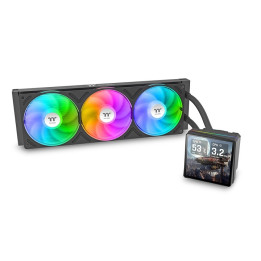 Водно охлаждане за процесор Thermaltake TH360 V3 Ultra, 360mm радиатор, 3x120mm ARGB вентилатори - CL-W474-PL12SW-A - 1